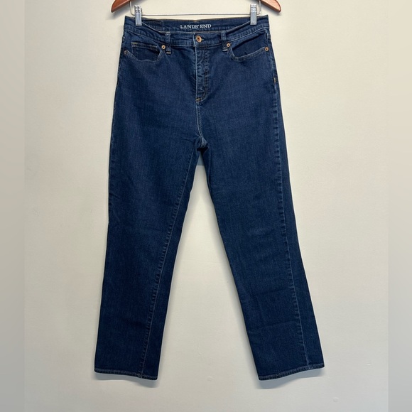 Women’s, Jeans, Lands’ End, 8, Blue - Picture 3 of 8